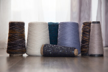 knitting tools and materials, yarn, knitting needles, home hobby