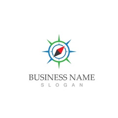 compass icon vector illustration template