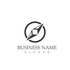 compass icon vector illustration template