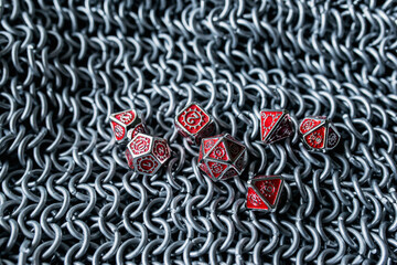 Dice for board role-playing games