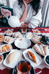 tea and national sweets