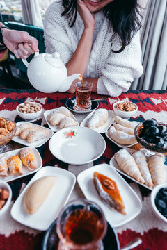 tea and national sweets