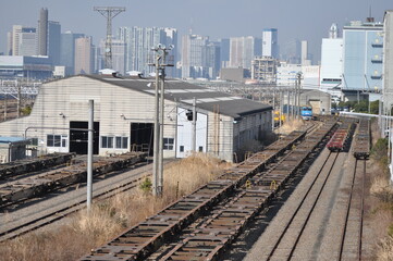 Fototapeta premium 東京貨物ターミナル駅