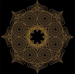 ornamental round lace ornament