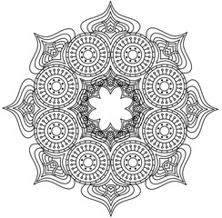 illustration of a background mandala