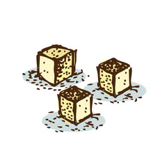 Sugar Lumps Illustration