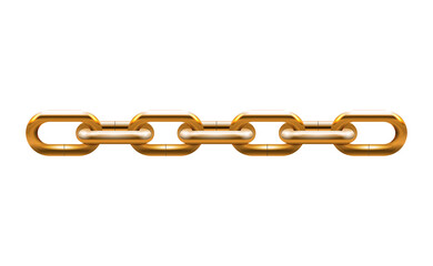 Fototapeta premium Chain Realistic Icon