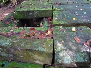 Ruin at Beng Mealea temple in Cambodia, Asia, UNESCO World Heritage