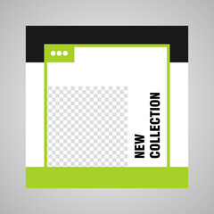 Set of sale banner template design. Editable post template social media banners for digital marketing. Vector illustration.