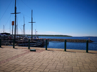 Obraz premium pier in the harbor