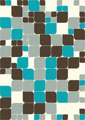 Abstract Geometric Pattern generative computational art illustration