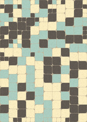 Abstract Geometric Pattern generative computational art illustration