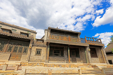 Obraz premium architectural landscape of Gubeikou Town, Miyun, Beijing, China