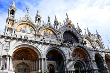 Naklejka premium the Basilica of Saint Mark in Venice, Veneto, Italy, September