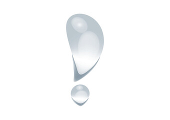 realistic water drop vectors isolated on white background ep90