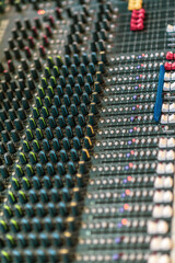 music mixing console recording studio