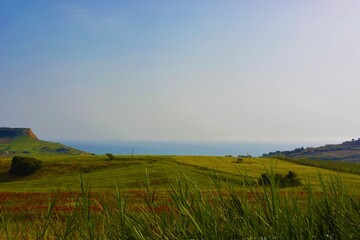 Fototapeta premium rainbow over the mountains