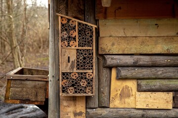 The beautiful wooden forest troll