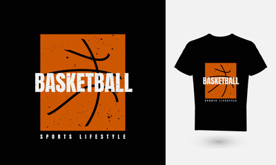 Vector illustration of letters, BASKETBALL, perfect for the design of t-shirts, shirts, hoodies, undershirts, etc.