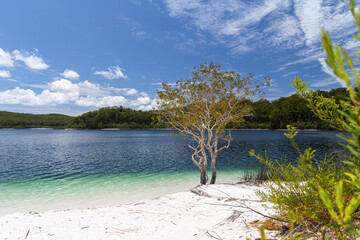 Lake McKenzie on Fraser Island in Queensland, Australia