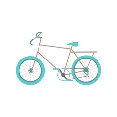 Fancy Bicycle Flat Composition