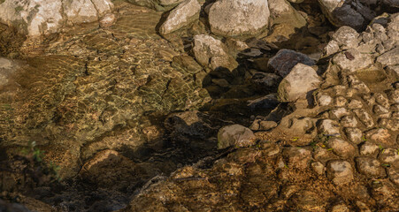 Biniaraix, Tramuntana Valley Mallorca. Mountains and ancient Stone Walls
