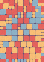 Abstract Geometric Pattern generative computational art illustration