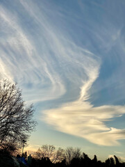 Fototapeta na wymiar Cirrus clouds
