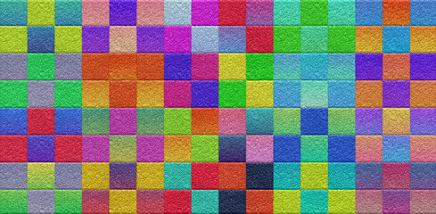 Scacchiere in rilievo variopinto 