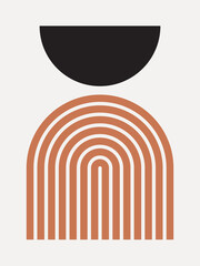 Modern Poster Art. Abstract Wall Art. Digital Interior Decoration Art.