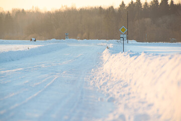 Butki&scaron;kė, Lithuania. 02-19-2021