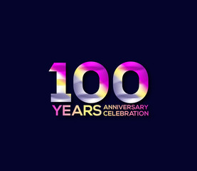 100 Year Anniversary Day background Concept