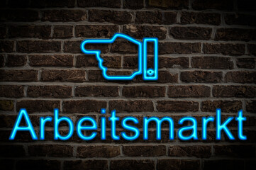 Leuchtreklame Arbeitsmarkt