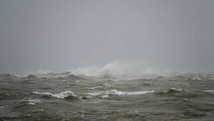 Wintersturm auf Norderney