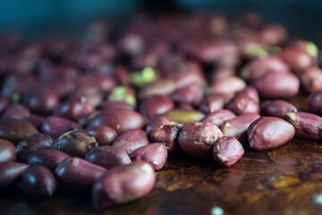 Peanut close-up. Can be used as a background screensaver.