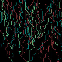 abstract Electronic substrate circuit