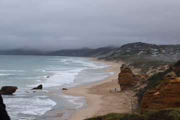storm on the beach