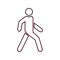 Pedestrian Flat Icon