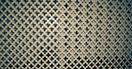 Cross Shaped White Metal Background for Graphic Resource