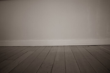 White Wall Pall Purple Tinge to Floor Backdrop