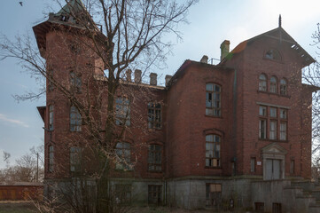 Abandoned Satanic palace in Warsaw
