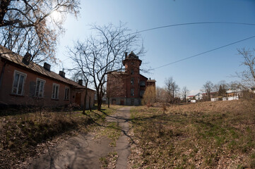 Abandoned Satanic palace in Warsaw