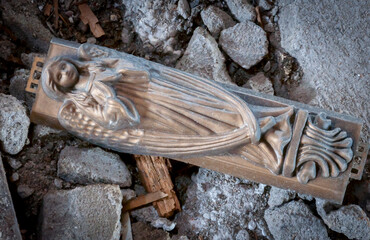 Abandoned Satanic palace in Warsaw