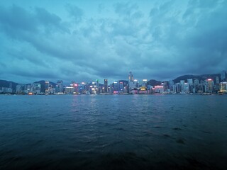 Naklejka premium Hong Kong