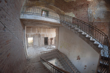 Abandoned Satanic palace in Warsaw