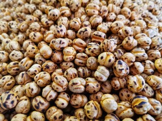 Fresh chickpeas. Nuts. Background chickpeas.