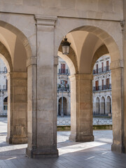 Fototapeta na wymiar Detail view of Spain Square (