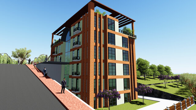 3D RENDERING BUILDING DESIGN PERFECTLY MT2