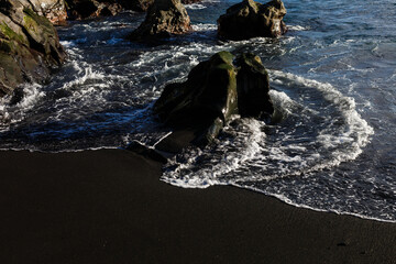 Atlantic ocean wild coast, Tenerife, Canary islands, Spain
