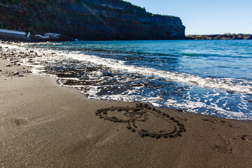Atlantic ocean wild coast, Tenerife, Canary islands, Spain